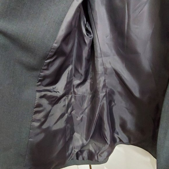 Bar III GREY Pocket Blazer Women size L - Picture 4 of 7